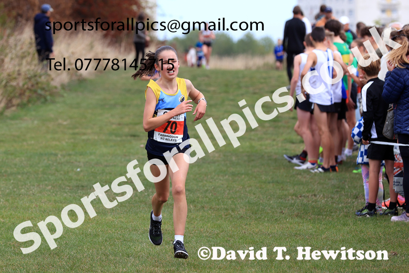 Boys and Girls under-13s, 2025 Farringdon Cross Country Relays, Sunderland. Photo: David T. Hewitson/Sports for All Pics
